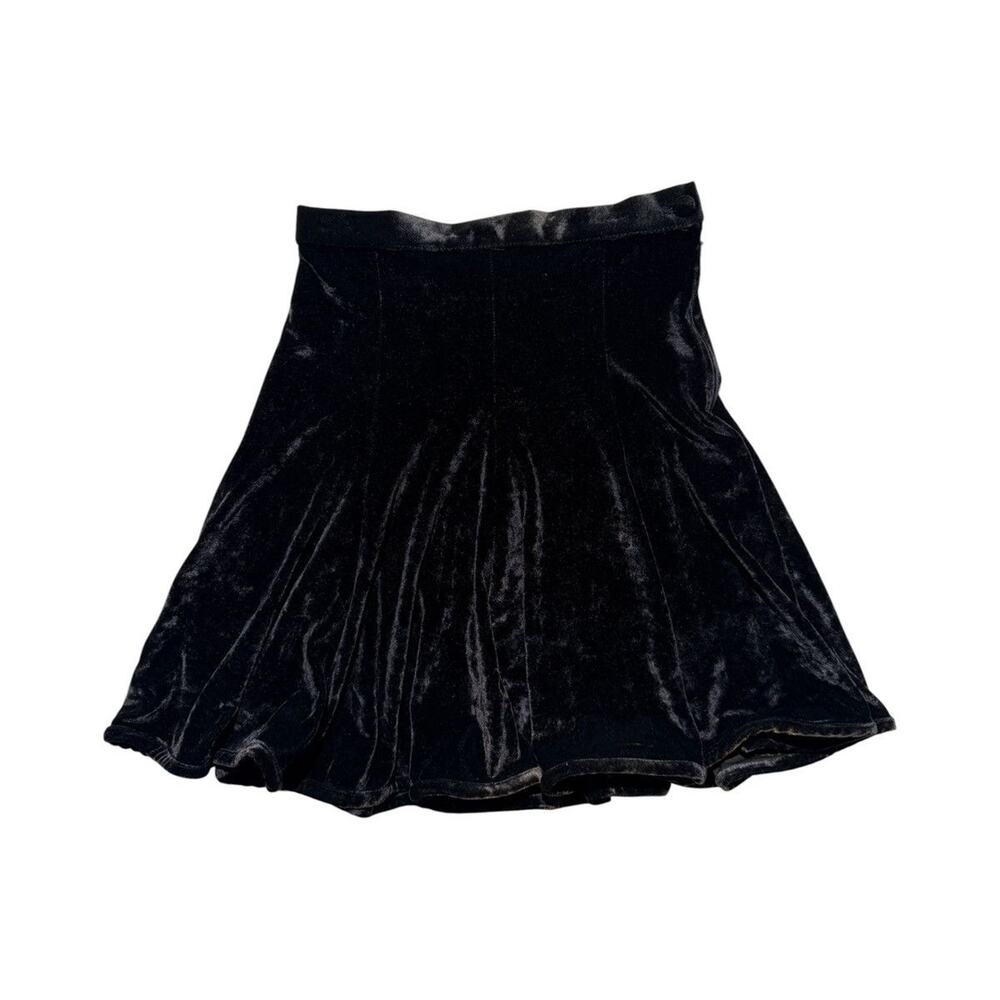 Toupy velvet miniskirt